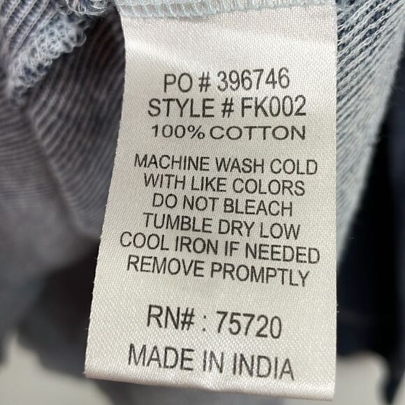 Reclaim Men's Blue Standard Fit Long Sleeve Thermal Shirt Size XXL Soft Comfy - Picture 10 of 12